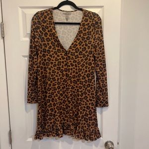 Leopard mini dress